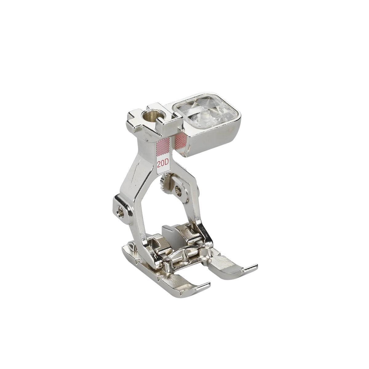 Pied ouvert pour broderie BERNINA n°20D, pied du mois Bernina Addict