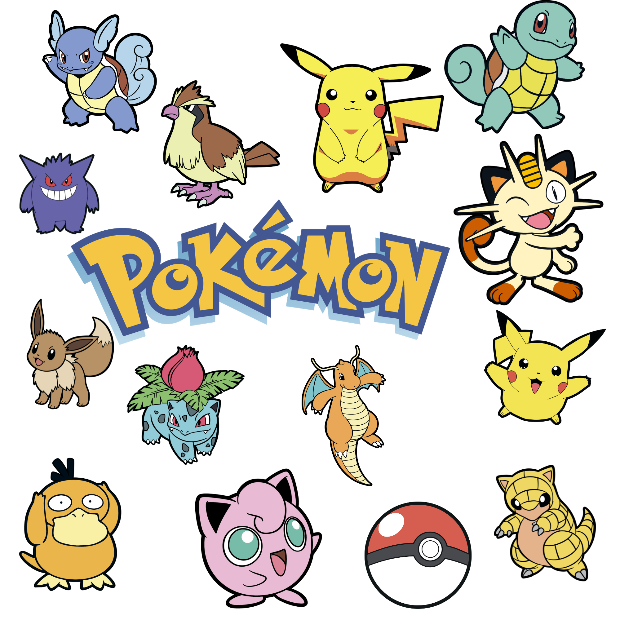 Pokemon Pack — Fichier broderie à télécharger | Compatible BERNINA