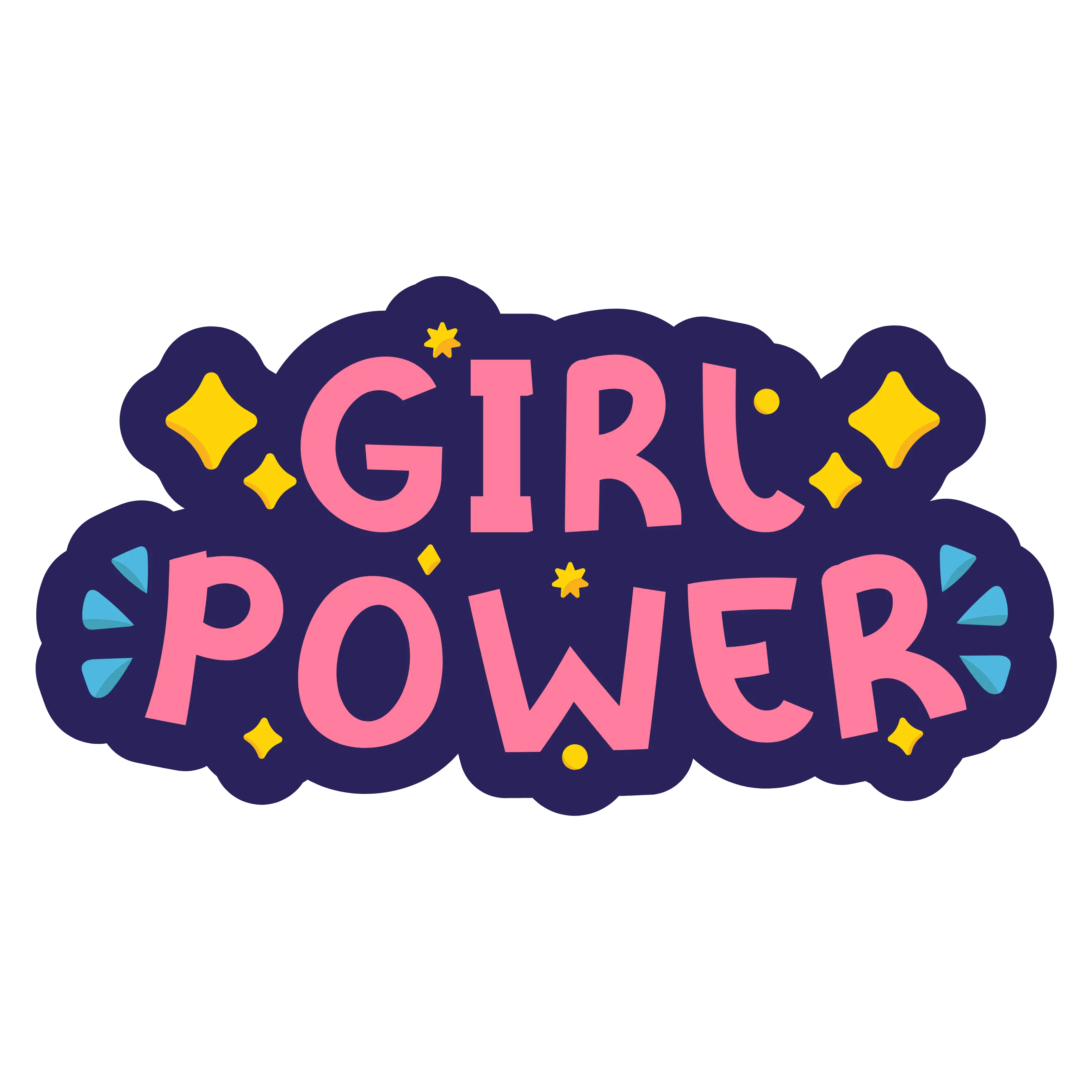 Girl Power — Fichier broderie à télécharger | Compatible BERNINA BERNINA ADDICT
