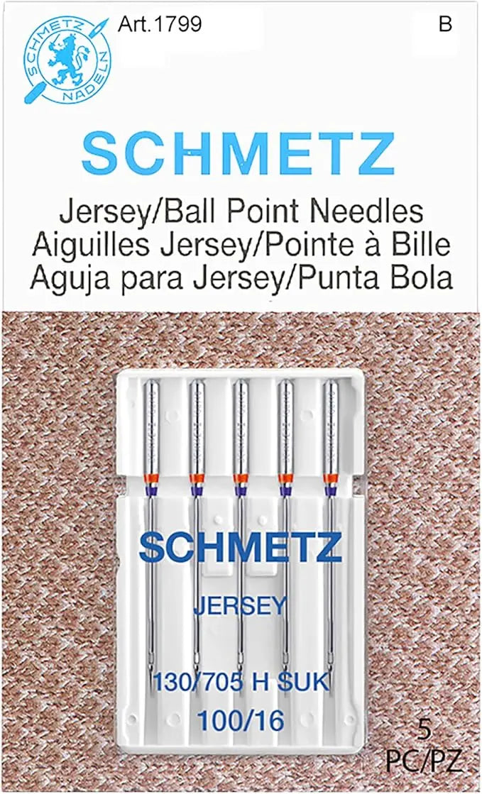 Aiguilles Schmetz Jersey n°100 — compatibles toutes machines à coudre BERNINA BERNINA ADDICT