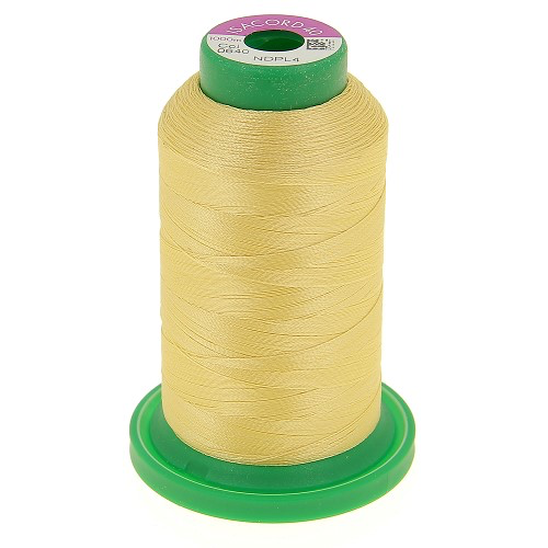 Fil à broder Isacord 40 Jaune light foncé n°0640 – 1000 m | Bernina Addict