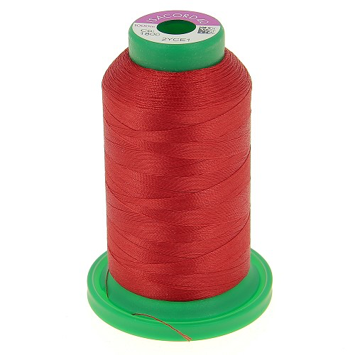 Fil à broder Isacord 40 Rouge foncé n°1800 – 1000 m | Bernina Addict