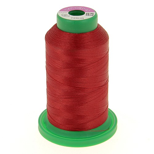 Fil à broder Isacord 40 Rouge bordeaux n°1902 – 1000 m | Bernina Addict