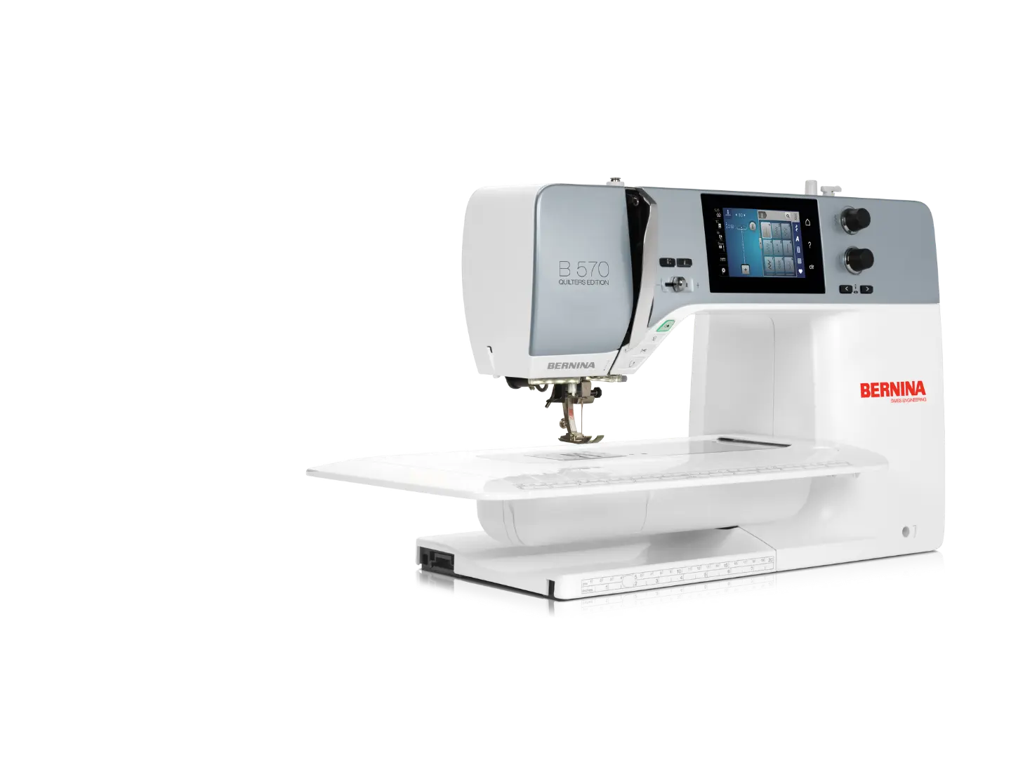 Bernina 570 QE – Machine à quilter – vue atelier | Bernina Addict