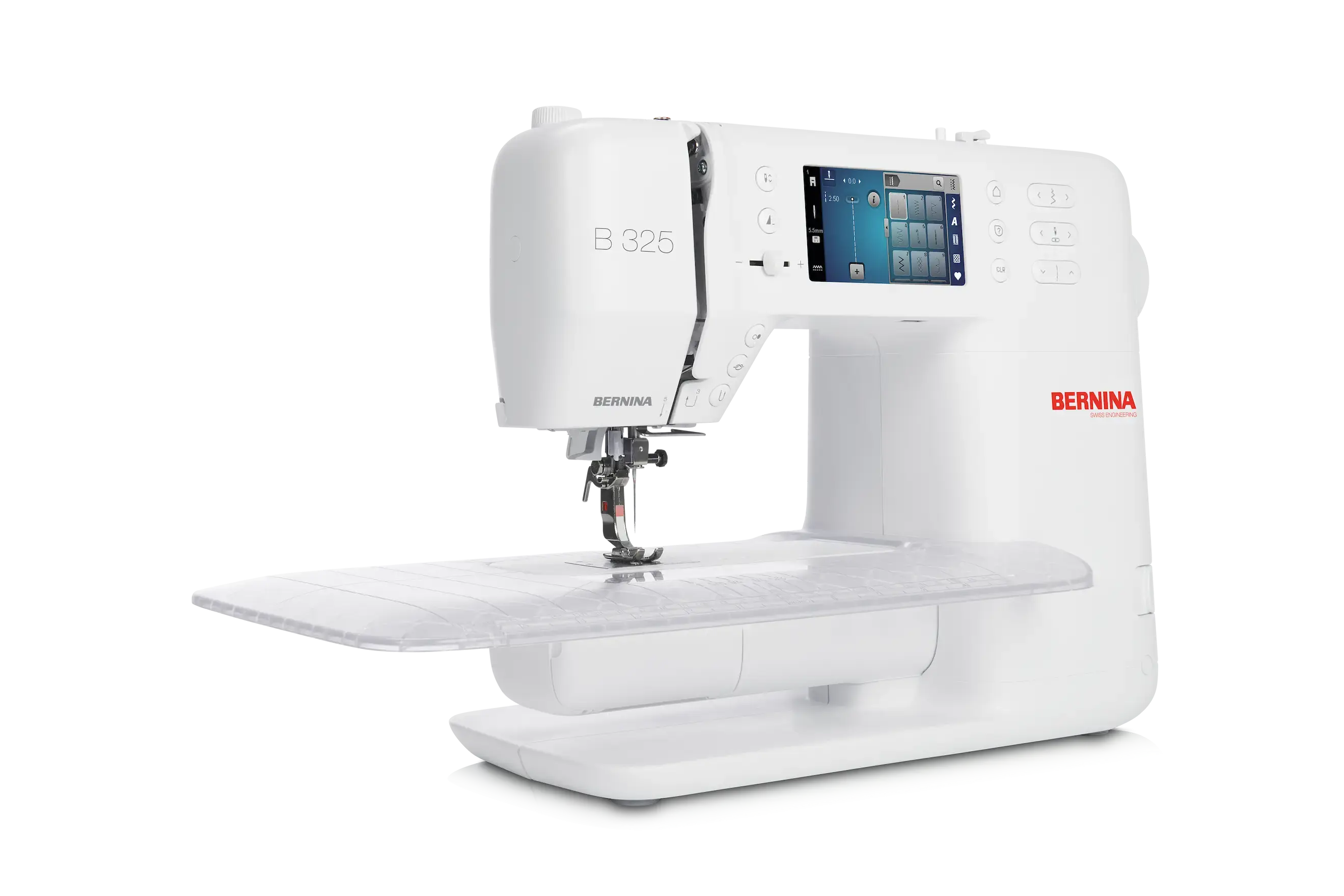Bernina 325 – Machine à coudre – vue atelier – avec table rallonge | Bernina Addict