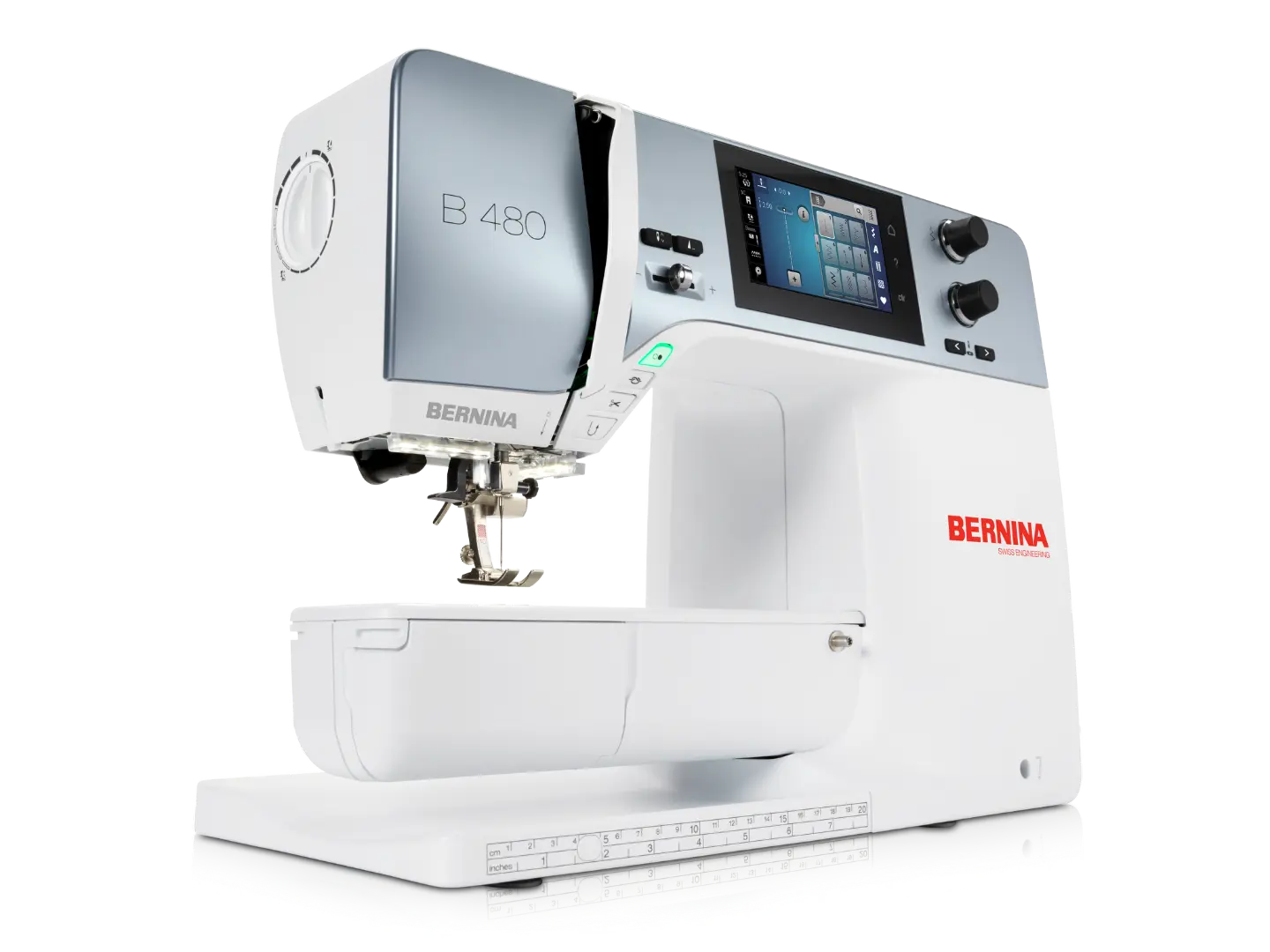 Bernina 480 – Machine à coudre – vue dynamique | Bernina Addict