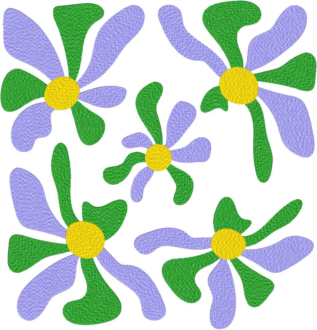 Fleurs 3 — Fichier broderie à télécharger | Compatible BERNINA BERNINA ADDICT