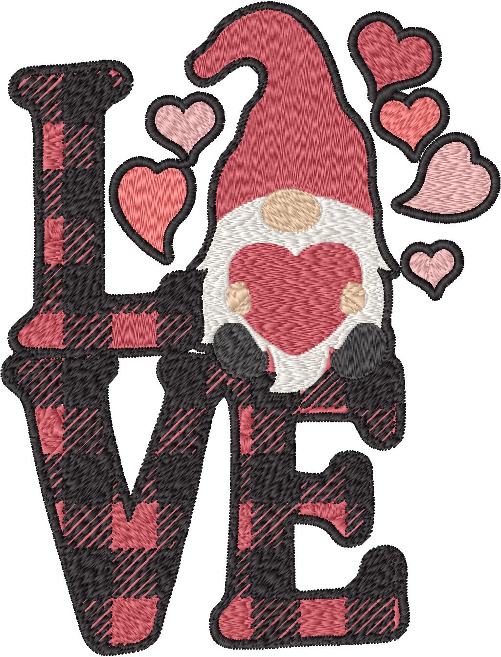 Saint Valentin 39 — Fichier broderie à télécharger | Compatible BERNINA