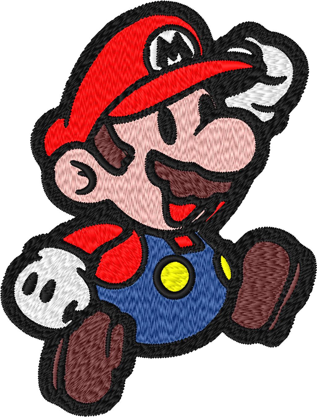 Super Mario 2 — Fichier broderie à télécharger | Compatible BERNINA