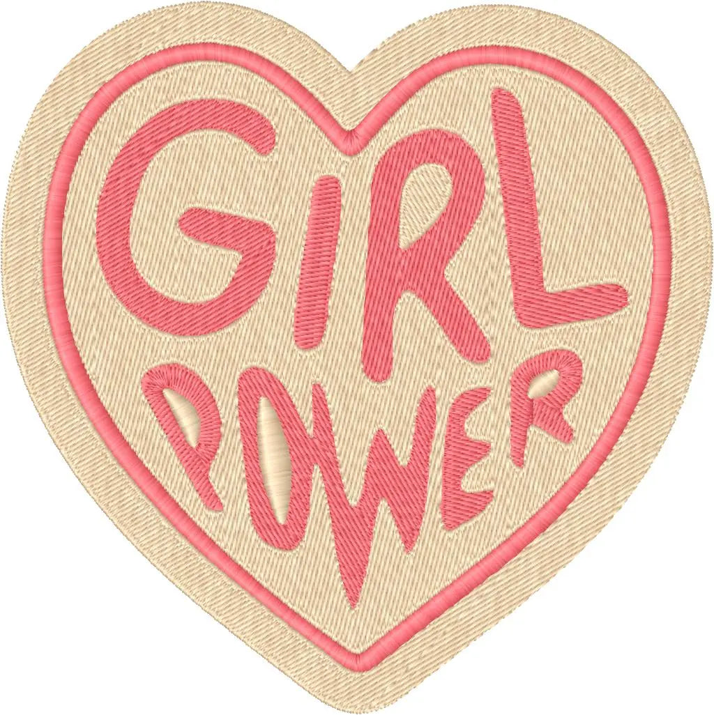 Girl Power — Fichier broderie à télécharger | Compatible BERNINA BERNINA ADDICT