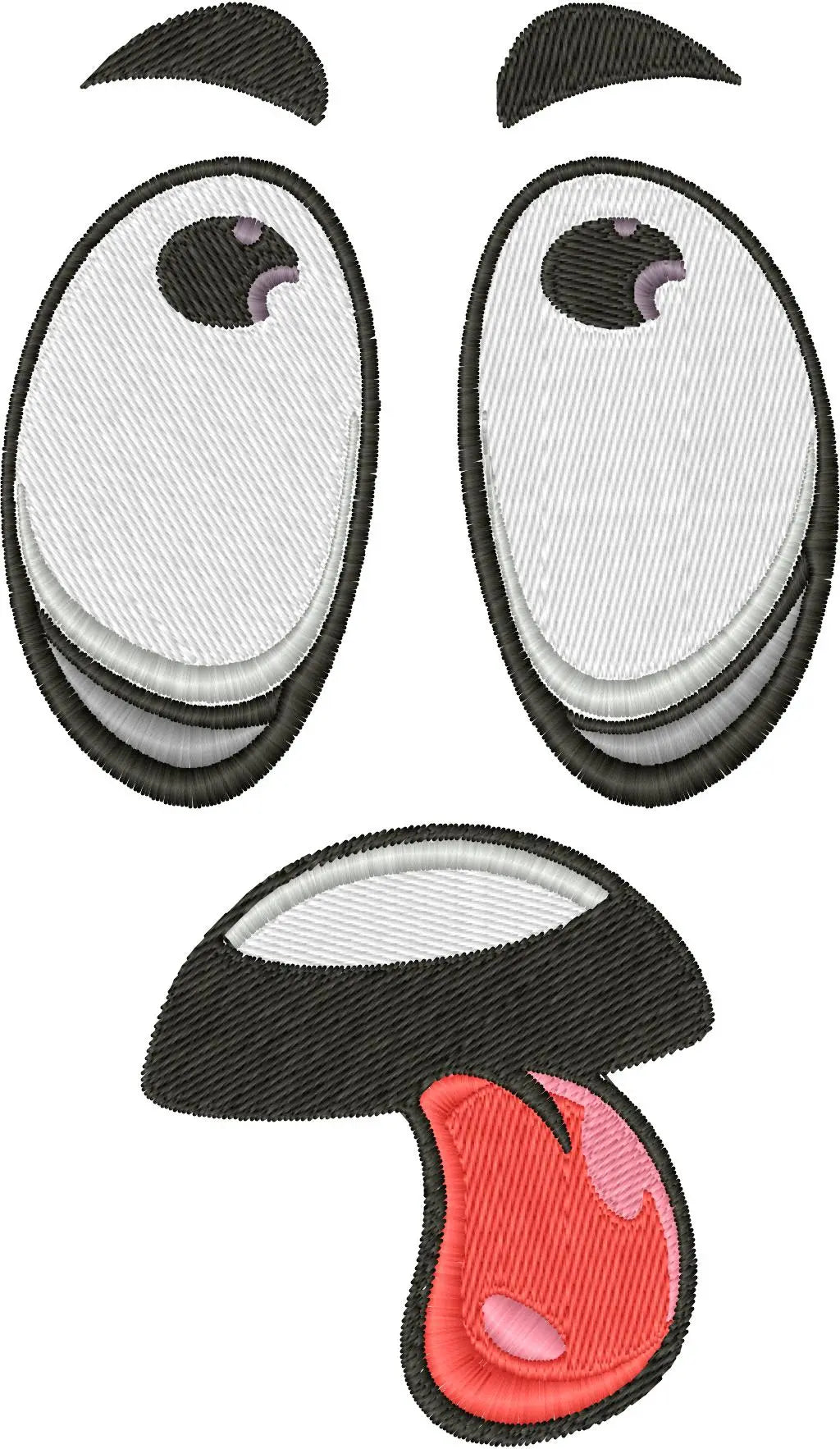 Visage langue — Fichier broderie à télécharger | Compatible BERNINA BERNINA ADDICT