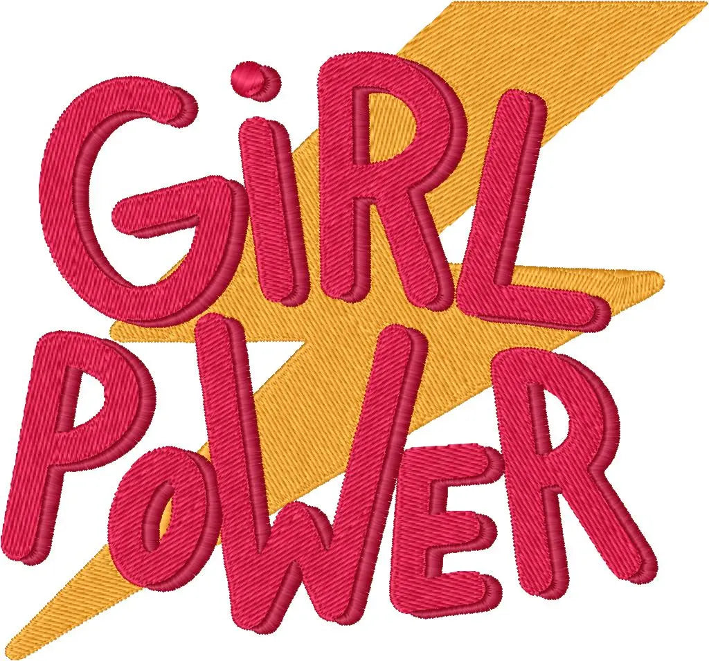 Girl Power — Fichier broderie à télécharger | Compatible BERNINA BERNINA ADDICT