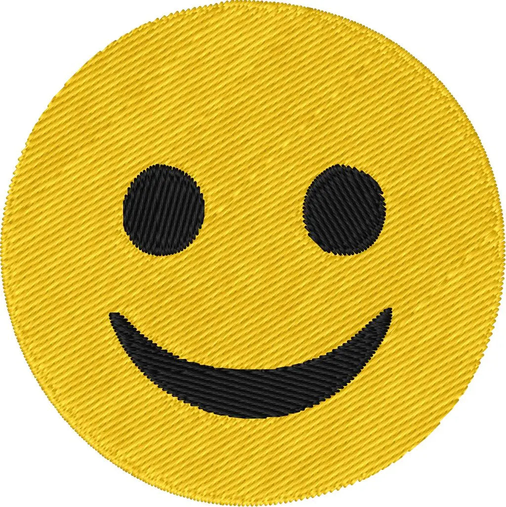 Emoji sourire — Fichier broderie à télécharger | Compatible BERNINA BERNINA ADDICT