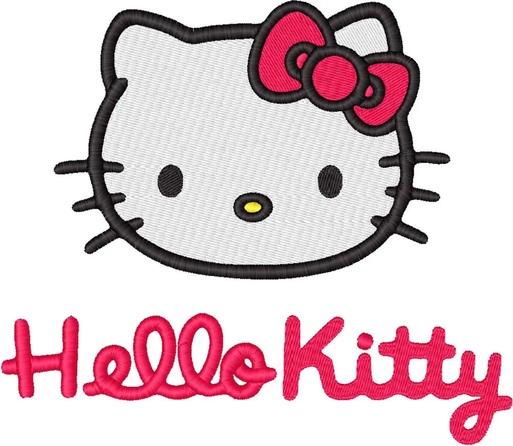 Hello Kitty — Fichier broderie à télécharger | Compatible BERNINA BERNINA ADDICT