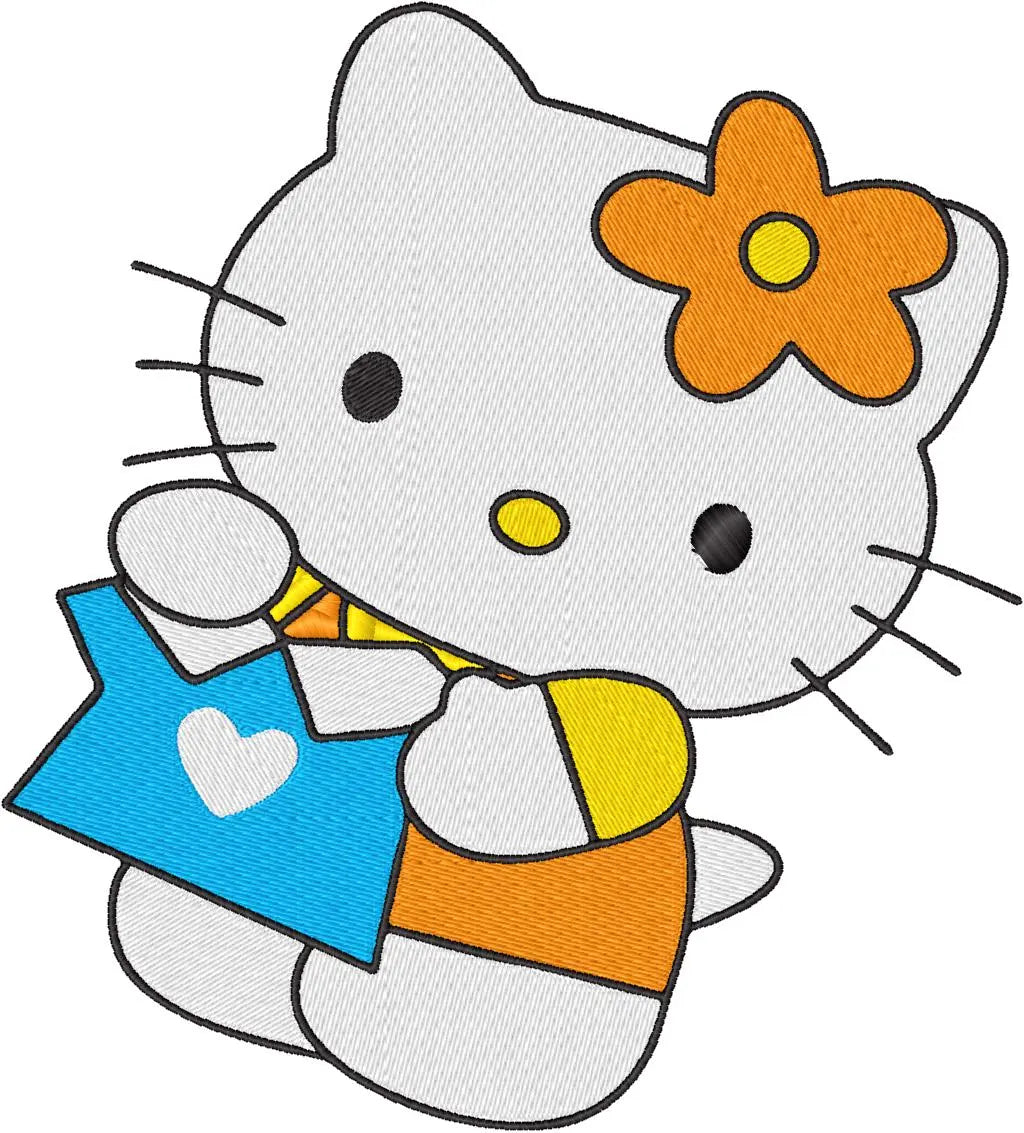 Hello Kitty — Fichier broderie à télécharger | Compatible BERNINA BERNINA ADDICT
