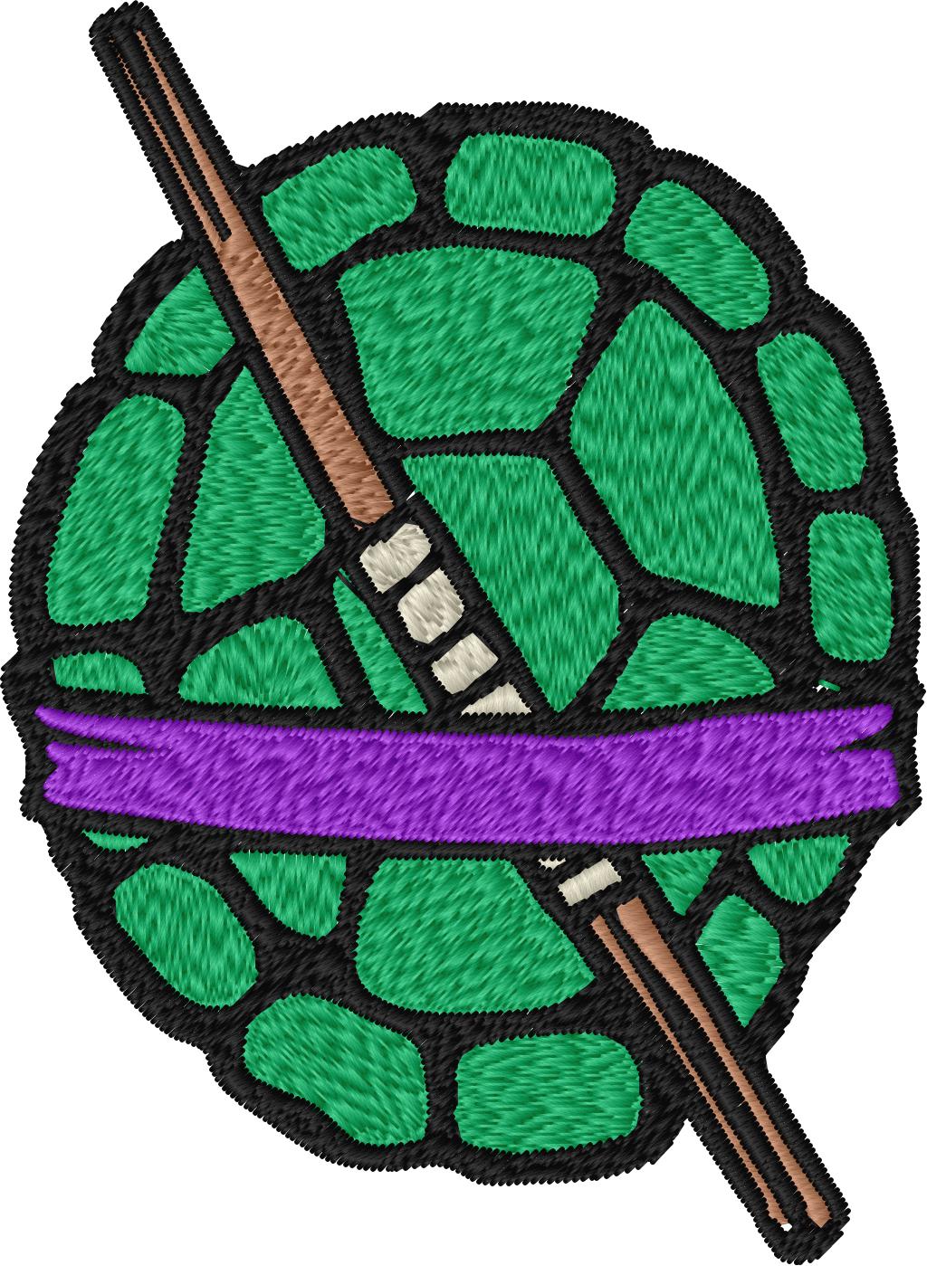Tortue Ninja 22 — Fichier broderie à télécharger | Compatible BERNINA BERNINA ADDICT