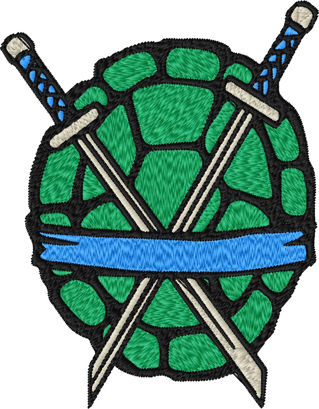 Tortue Ninja 23 — Fichier broderie à télécharger | Compatible BERNINA BERNINA ADDICT