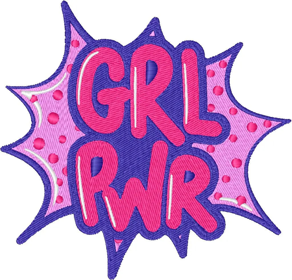 Girl Power — Fichier broderie à télécharger | Compatible BERNINA BERNINA ADDICT