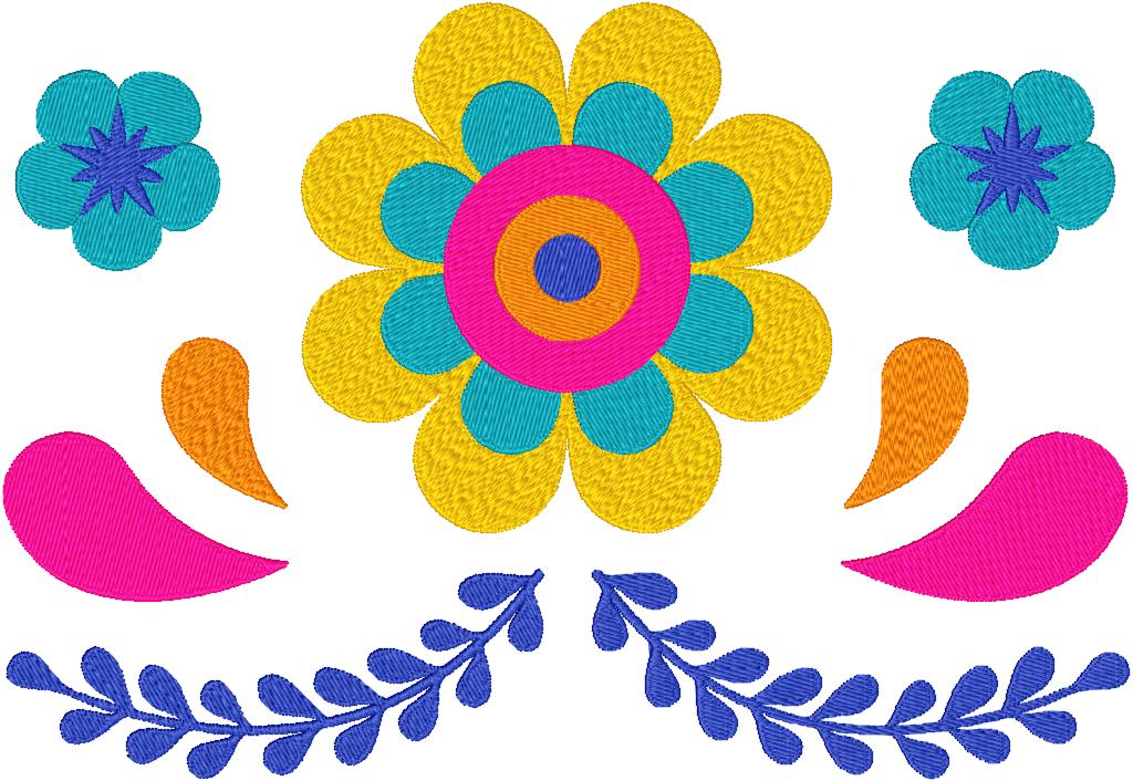 Fleurs 9 — Fichier broderie à télécharger | Compatible BERNINA BERNINA ADDICT