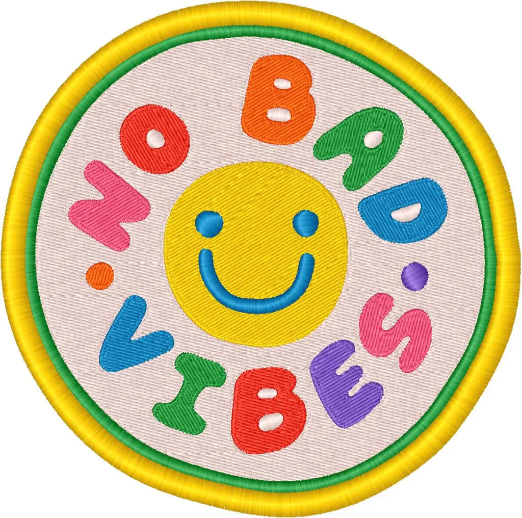No bad vibes — Fichier broderie à télécharger | Compatible BERNINA BERNINA ADDICT
