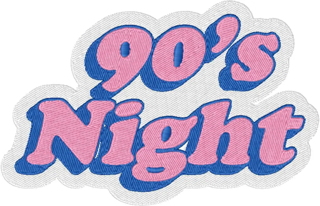 90's night — Fichier broderie à télécharger | Compatible BERNINA BERNINA ADDICT