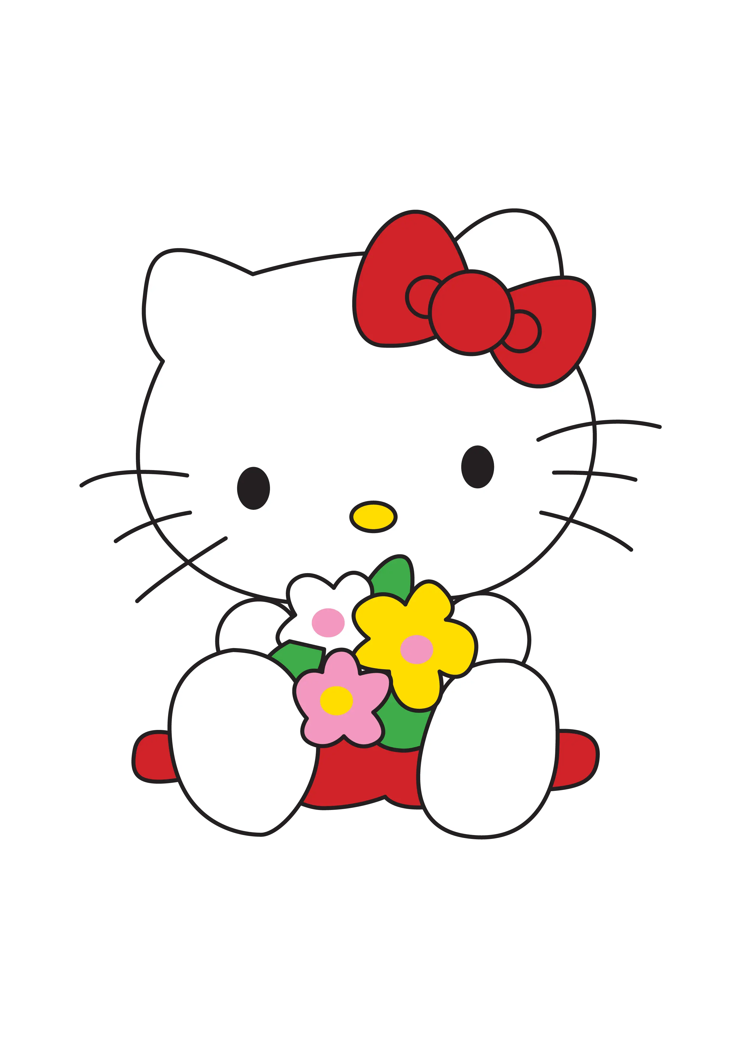 Hello Kitty — Fichier broderie à télécharger | Compatible BERNINA BERNINA ADDICT