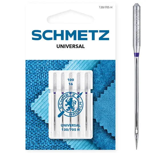 Aiguilles Schmetz Universelles n°100 x5 — compatibles toutes machines à coudre BERNINA BERNINA ADDICT