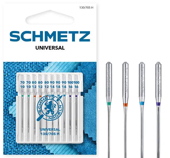 Aiguilles Schmetz Universelles Pack 70/80/90/100 x10 — compatibles toutes machines à coudre BERNINA BERNINA ADDICT
