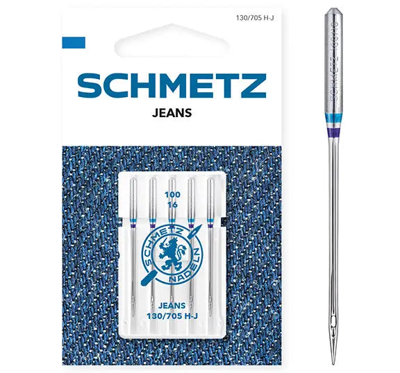 Aiguilles Schmetz Denim n°100 x5 — compatibles toutes machines à coudre BERNINA BERNINA ADDICT