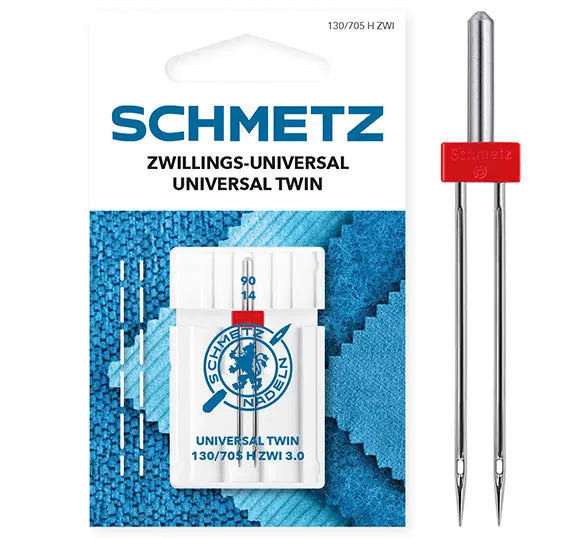 Aiguilles Schmetz Universelle Double 90 x 3,0 — compatibles toutes machines à coudre BERNINA BERNINA ADDICT