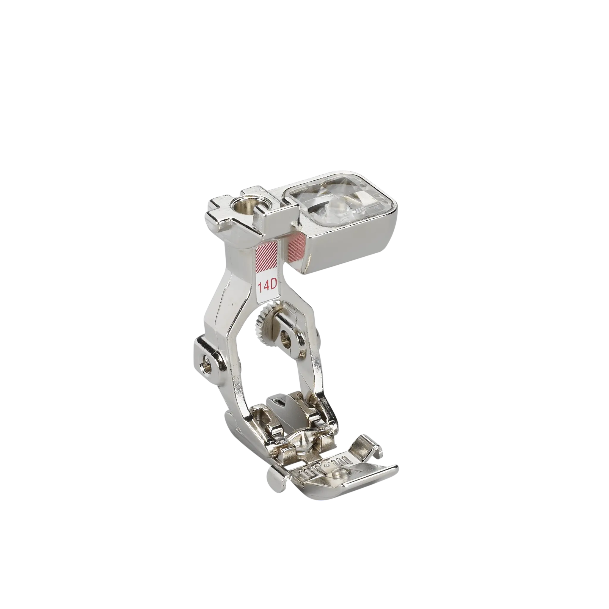 Pied pour fermeture à glissière avec guide #14D – accessoire pour machine à coudre Bernina