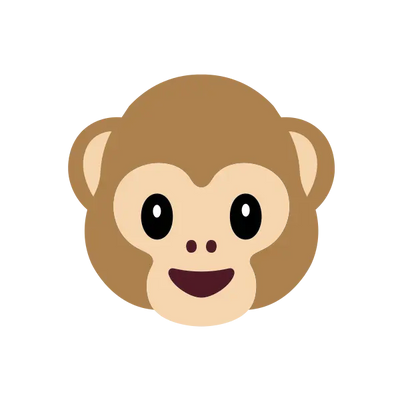 Emoji singe 3 — Fichier broderie à télécharger | Compatible BERNINA BERNINA ADDICT