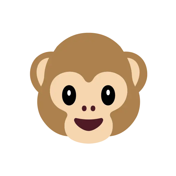 Emoji singe 3 — Fichier broderie à télécharger | Compatible BERNINA BERNINA ADDICT