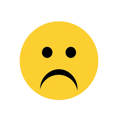 Emoji triste — Fichier broderie à télécharger | Compatible BERNINA BERNINA ADDICT