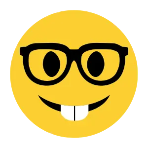 Emoji intello — Fichier broderie à télécharger | Compatible BERNINA BERNINA ADDICT