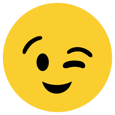 Emoji clin d'oeil — Fichier broderie à télécharger | Compatible BERNINA BERNINA ADDICT
