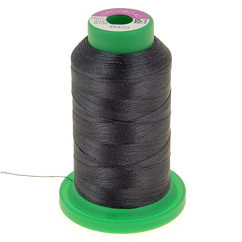Fil à broder Isacord 40 Noir n°0132 – 1000 m