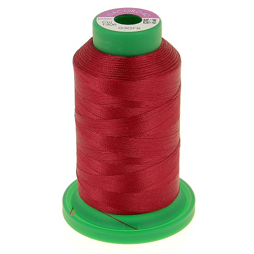 Fil à broder Isacord 40 Rouge bordeaux foncé n°1906 – 1000 m | Bernina Addict