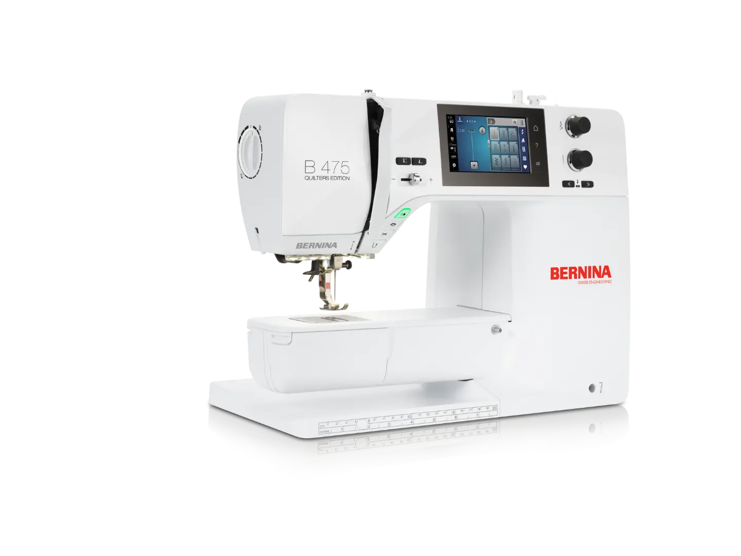 Bernina 475 QE – Machine à quilter – vue atelier | Bernina Addict