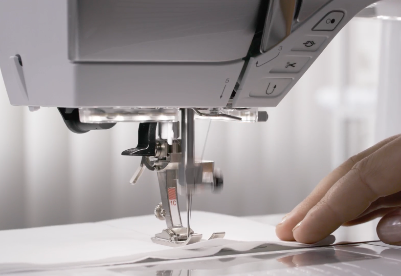 Écran BERNINA 540 – paramètres de broderie et réglages SDT