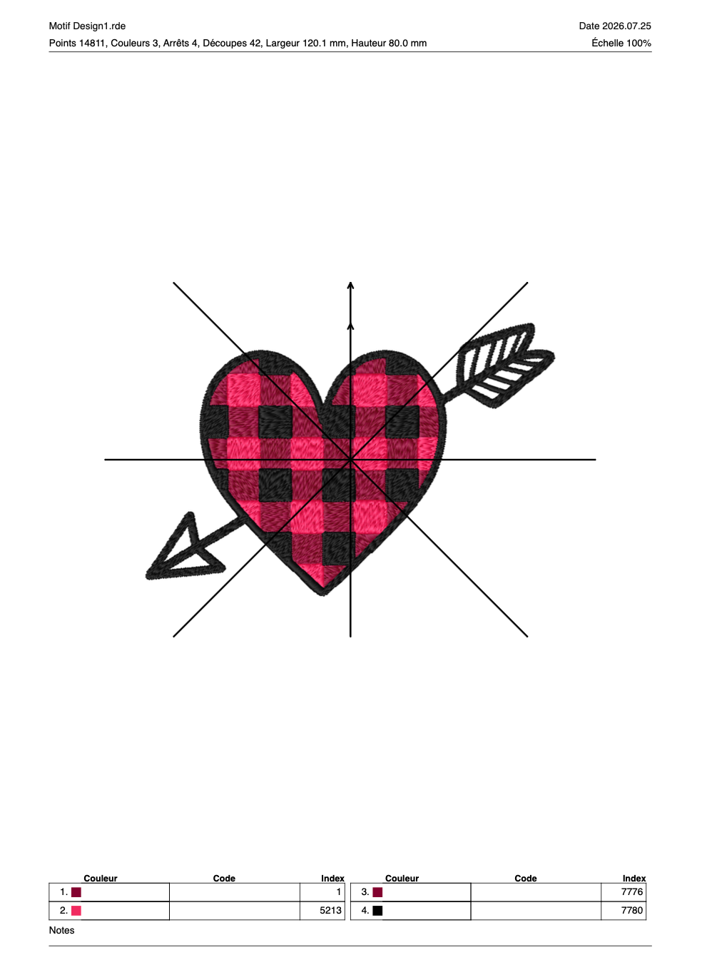 Saint Valentin 1 — Fichier broderie à télécharger | Compatible BERNINA BERNINA ADDICT
