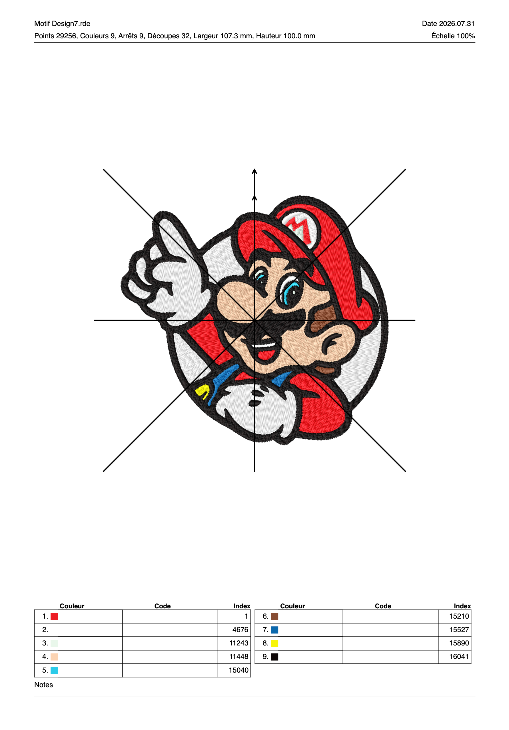 Super Mario 12 — Fichier broderie à télécharger | Compatible BERNINA BERNINA ADDICT