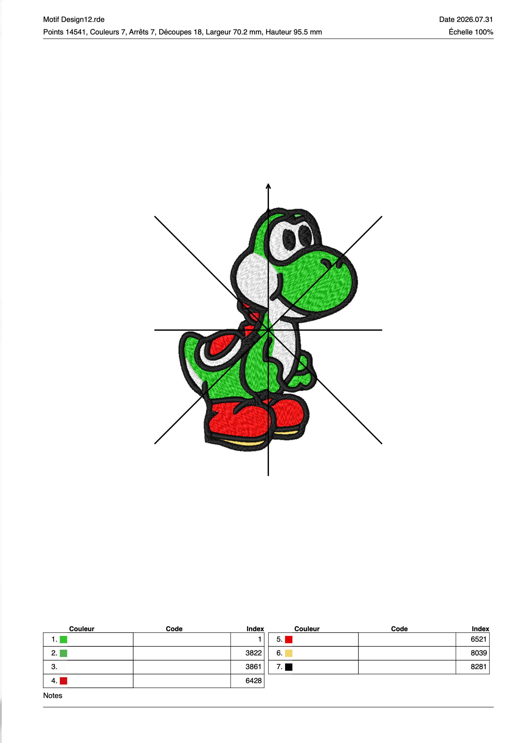 Super Mario 17 — Fichier broderie à télécharger | Compatible BERNINA BERNINA ADDICT