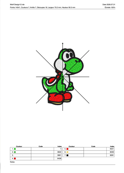 Super Mario 17 — Fichier broderie à télécharger | Compatible BERNINA BERNINA ADDICT