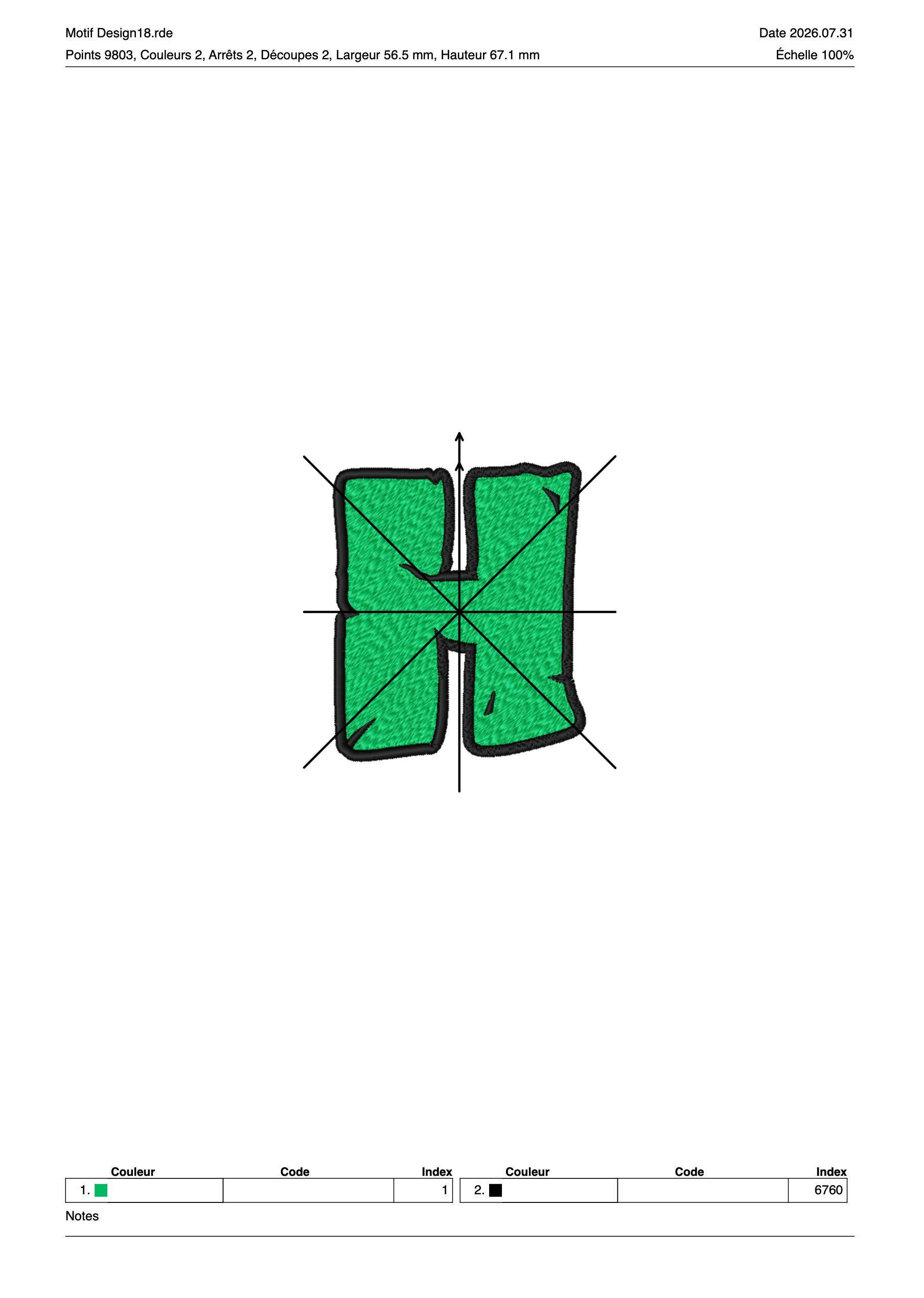 Tortue Ninja H — Fichier broderie à télécharger | Compatible BERNINA BERNINA ADDICT