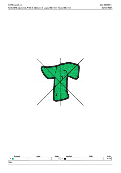 Tortue Ninja T — Fichier broderie à télécharger | Compatible BERNINA BERNINA ADDICT