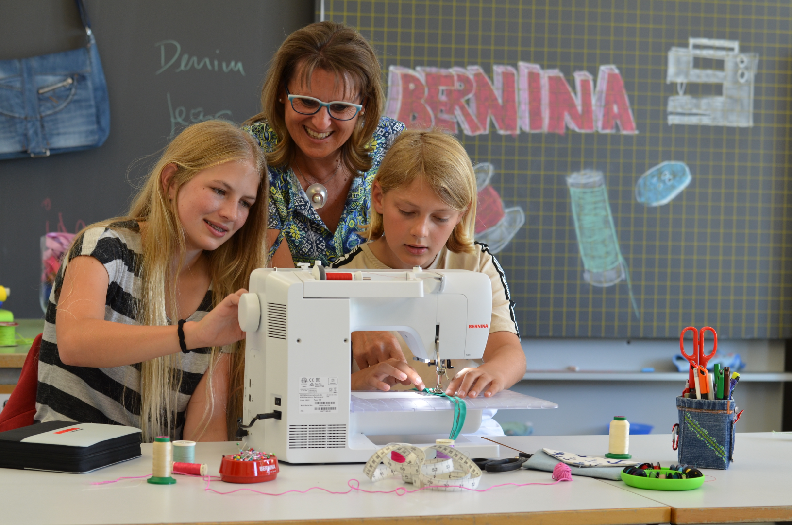 BERNINA 475 QE en cours de quilting – machine Quilter's Edition Série 4