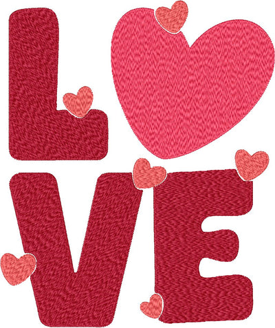 Saint Valentin 11 — Fichier broderie à télécharger | Compatible BERNINA