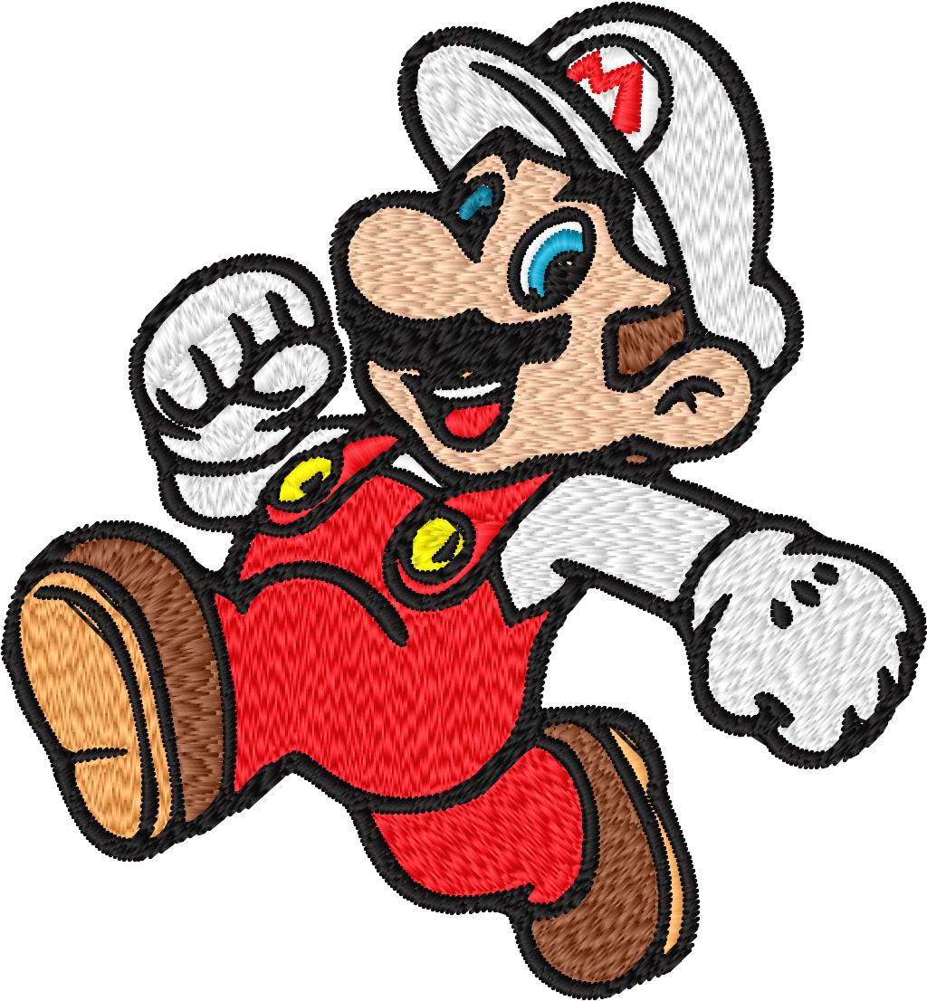 Super Mario 16 — Fichier broderie à télécharger | Compatible BERNINA BERNINA ADDICT