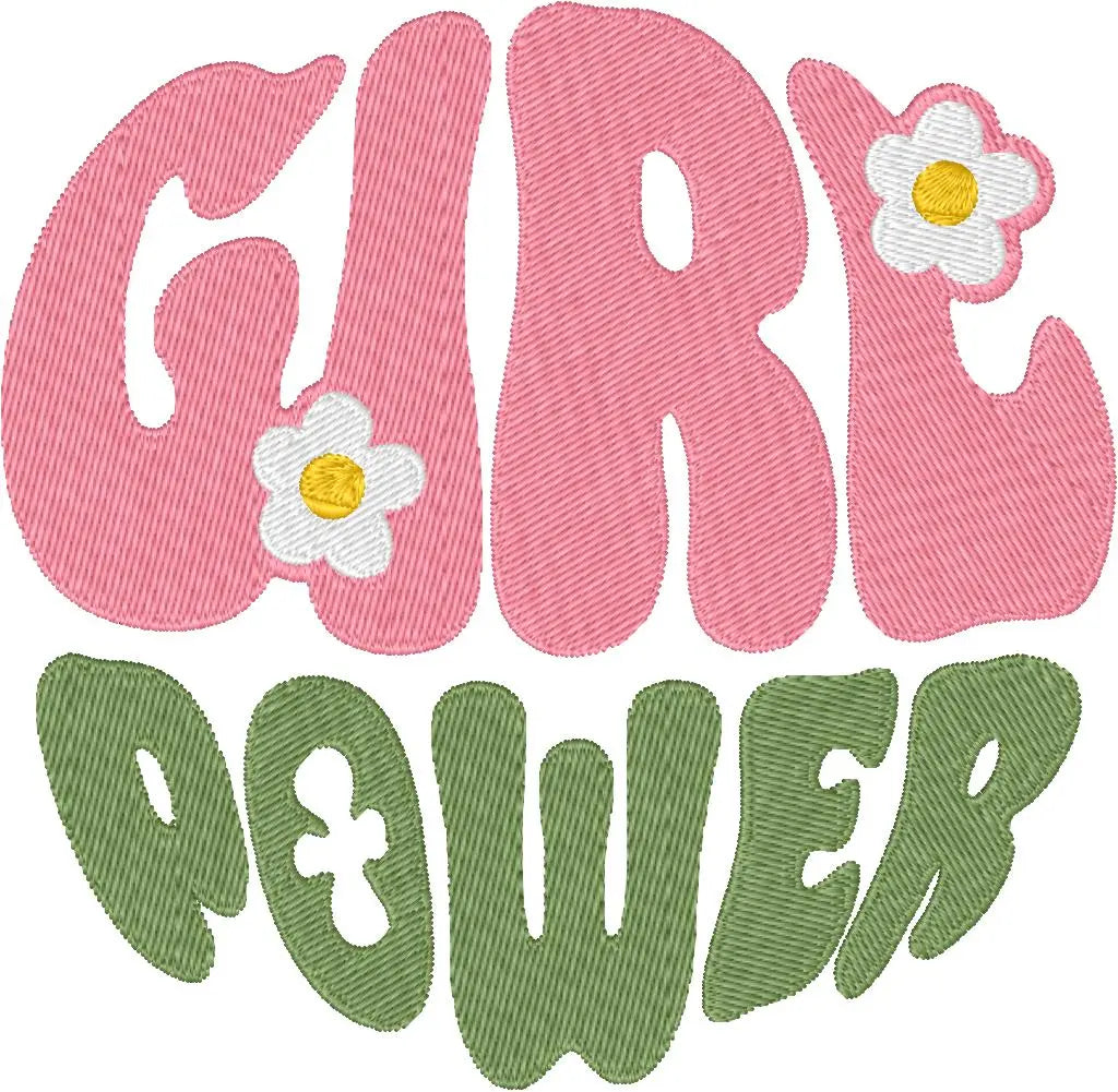 Girl Power — Fichier broderie à télécharger | Compatible BERNINA BERNINA ADDICT